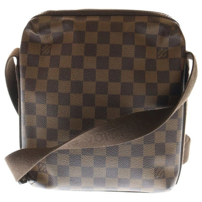 Louis Vuitton Damier Trotter Bobourg Shoulder Bag Brown PVC N41135 Gold Hardware