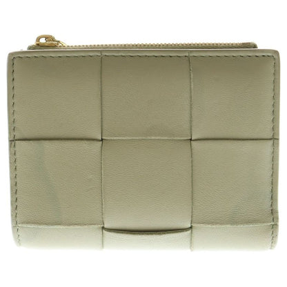 Bottega Veneta Maxi Intrecciato Cassette Compact Wallet Fold Wallet Coin Case