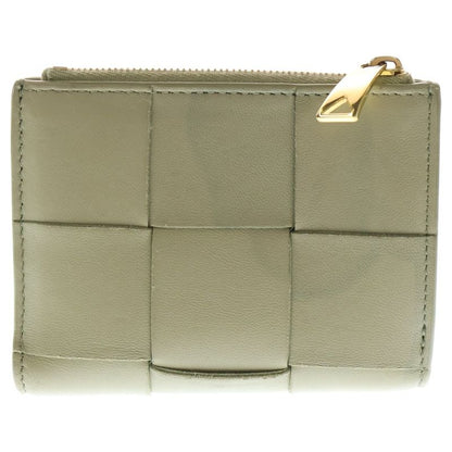 Bottega Veneta Maxi Intrecciato Cassette Compact Wallet Fold Wallet Coin Case
