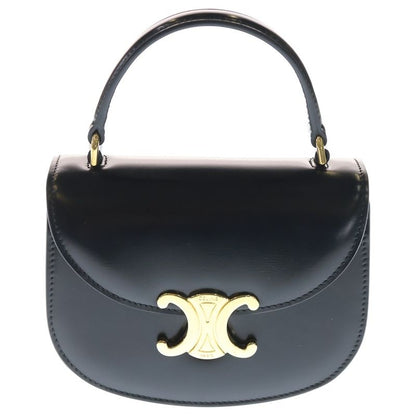 Celine Mini Bouzas Cles A Triomphe 2WAY Bag Mini Handbag Shoulder Bag Black
