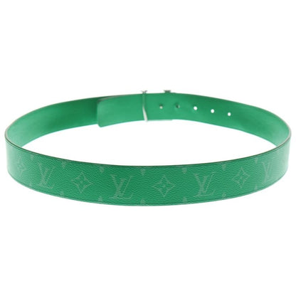 Louis Vuitton Ceinture Logo Belt Saint Laurent LV Monogram Leather Belt Green