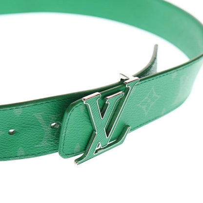 Louis Vuitton Ceinture Logo Belt Saint Laurent LV Monogram Leather Belt Green