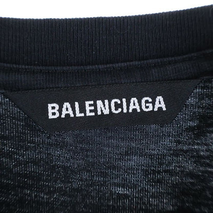 Balenciaga Front Logo Print Short-sleeved T-shirt Cut And Sewn 613968-tyk28