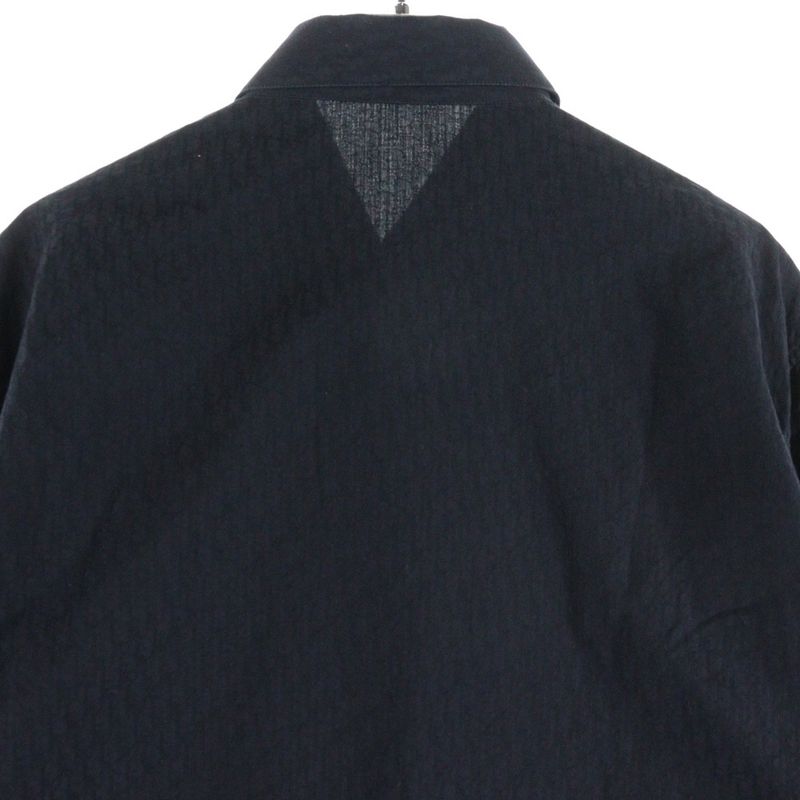 DIOR Long Sleeve Long Sleeve Shirt With Obscure Pattern Black 013c502a4743