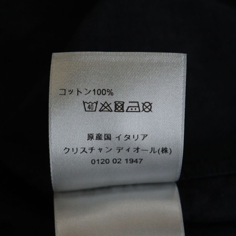 DIOR Long Sleeve Long Sleeve Shirt With Obscure Pattern Black 013c502a4743