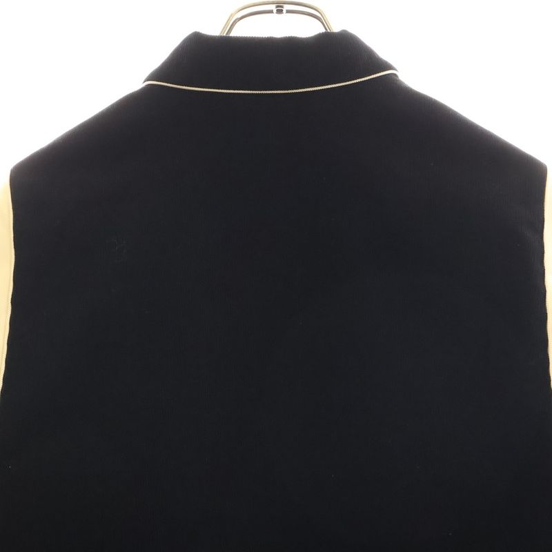 Celine 19AW Teddy Jacket Studded Jacket With Satin Trim Black 2v191824d