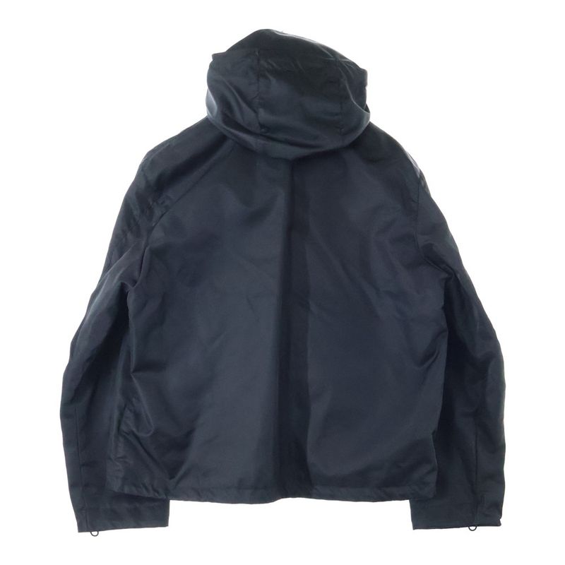 Gucci Logo Embroidered Nylon Twill Jacket Blouson Black 804964