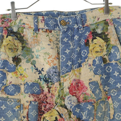 Louis Vuitton 22AW Destroy Carpenter Bell Bottom Denim Pants Jeans Rm222 JF0