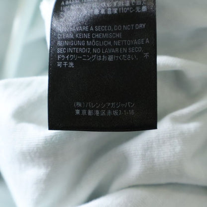 Balenciaga 21SS Caps Destroyed Hoodie Destroyed Logo Print Pullover Sweatshirt