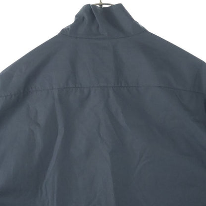 Hermes Serie Snap Button Stand Collar Cotton Multipockets Long Sleeve Shirt