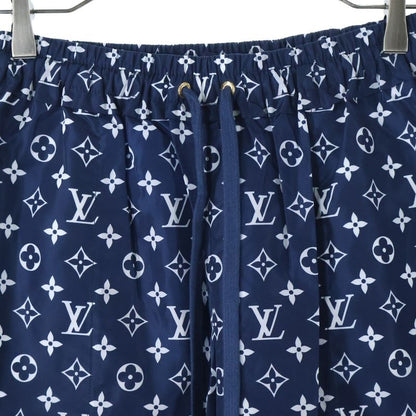 Louis Vuitton 24SS Monogram All-over Nylon Track Jogger Pants Navy Red Rw241ww