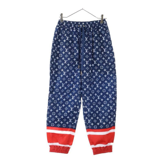 Louis Vuitton 24SS Monogram All-over Nylon Track Jogger Pants Navy Red Rw241ww