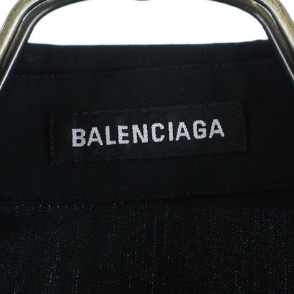 Balenciaga 21SS Front Button Rayon Open Collar Long Sleeved Shirt Jp57-2021-978