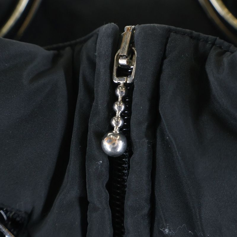 Balenciaga 18AW Padder Windbreaker Padder Windbreaker Back Logo Print Zip Up