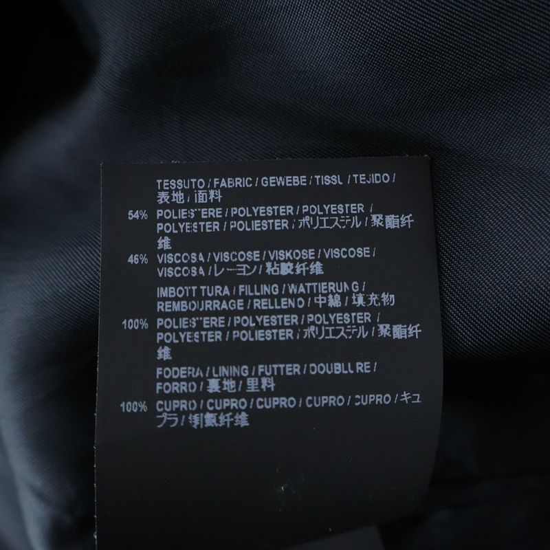 Balenciaga 18AW Padder Windbreaker Padder Windbreaker Back Logo Print Zip Up