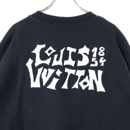 Louis Vuitton LV Comic Soul Patch Crewneck Sweatshirt Black Rm231 VW3 Hoy79w