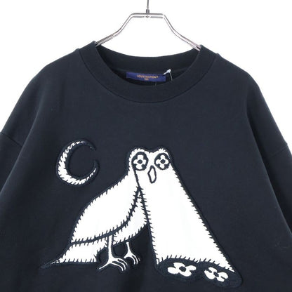 Louis Vuitton LV Comic Soul Patch Crewneck Sweatshirt Black Rm231 VW3 Hoy79w