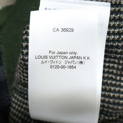 Louis Vuitton 24SS Damoflauge Jacquard Crewneck Cotton Knit Sweater Green Rm241