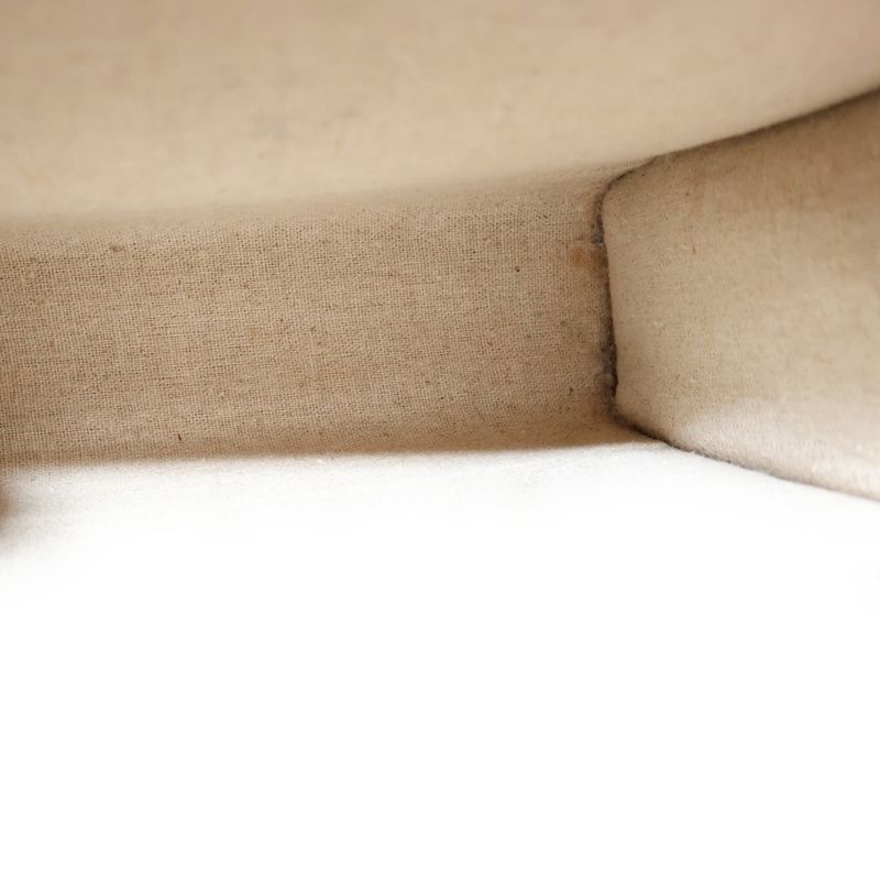 Celine Vertical Mini Cabas Mini Tote Handbag Brown X Ivory Leather X Canvas