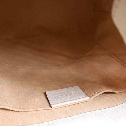 Gucci Ophidia Small Bucket Bag GG Supreme Canvas Handbag Shoulder Bag White And