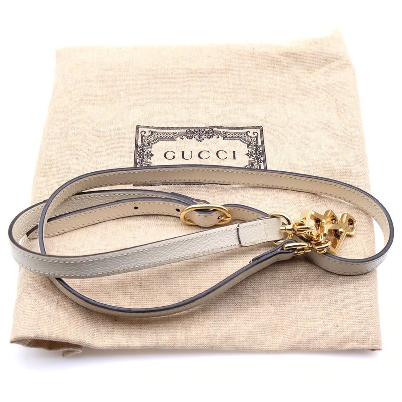 Gucci Ophidia Small Bucket Bag GG Supreme Canvas Handbag Shoulder Bag White And