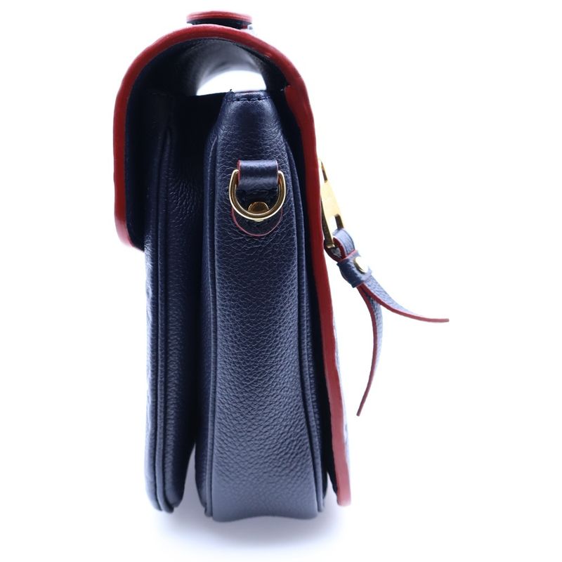 Louis Vuitton Monogram Empreinte Pochette Metis 2WAY Bag Shoulder Bag Navy And