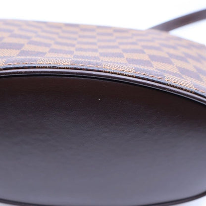 Louis Vuitton Damier Drouot Shoulder Bag Brown Pvcleather N51290 Gold Hardware