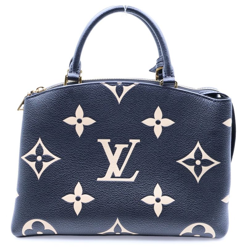 Louis Vuitton Petit Palais PM Monogram Empreinte Bicolor Leather 2WAY Hand