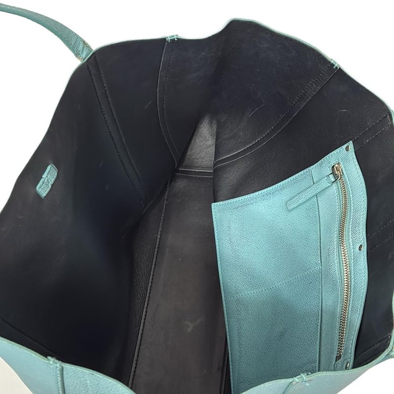 Tiffany & Co Tote Bag - Tiffany & Co Blue Leather