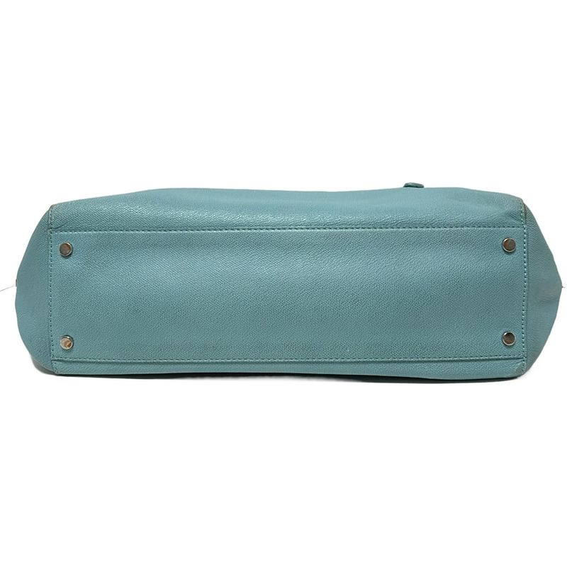 Tiffany & Co Tote Bag - Tiffany & Co Blue Leather