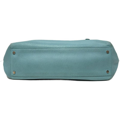 Tiffany & Co Tote Bag - Tiffany & Co Blue Leather