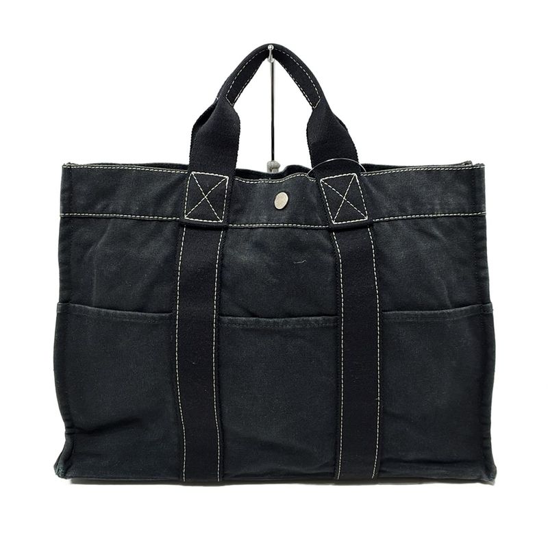 Hermes Sac Deauville Tote MM Black