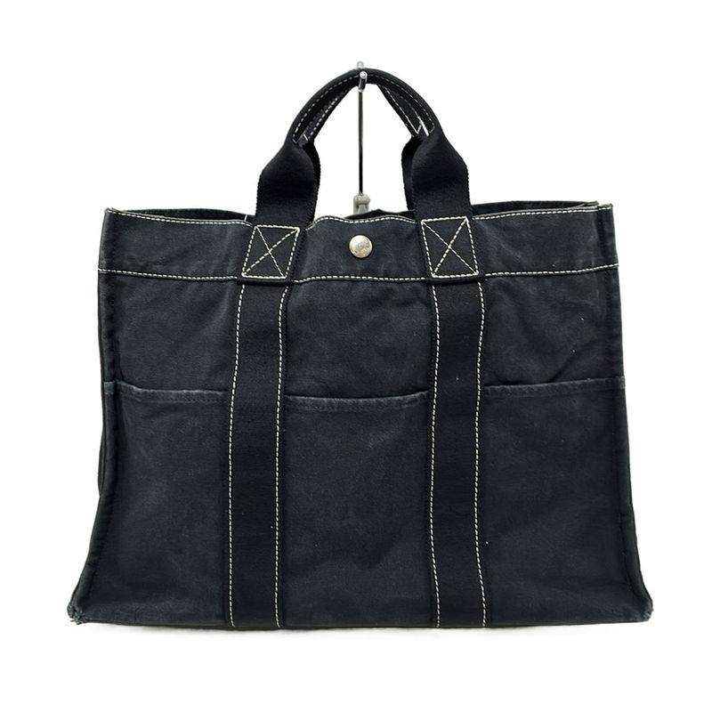 Hermes Sac Deauville Tote MM Black