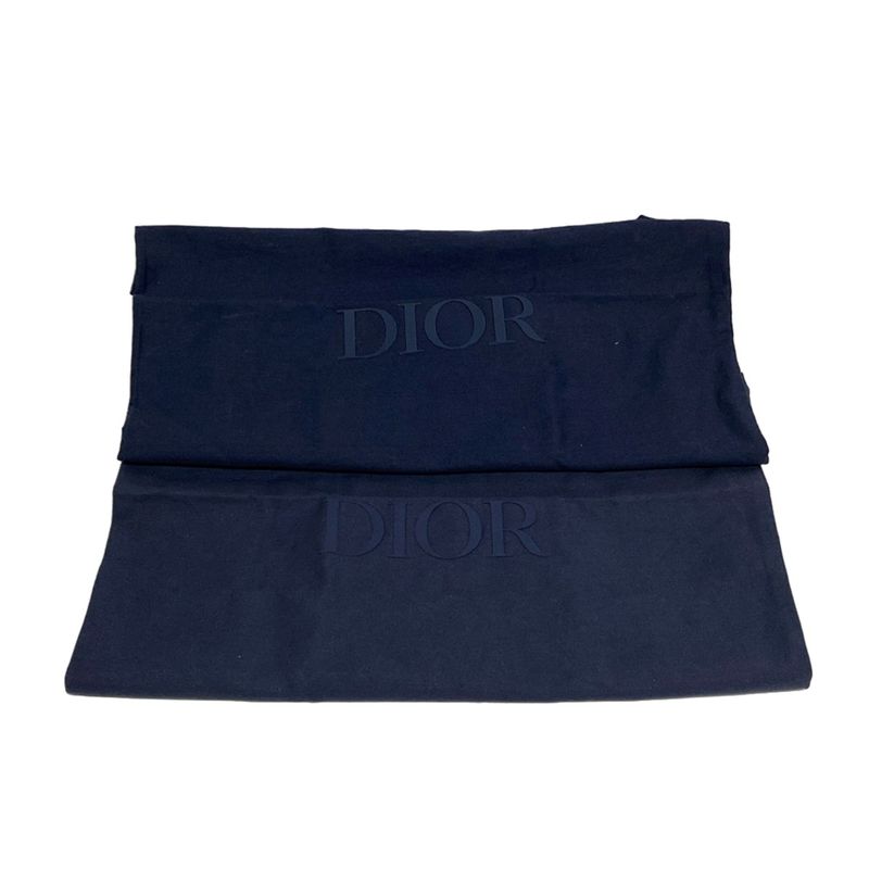 Dior/christian Dior Second Bag A5 Triangle Pouch Black Leather