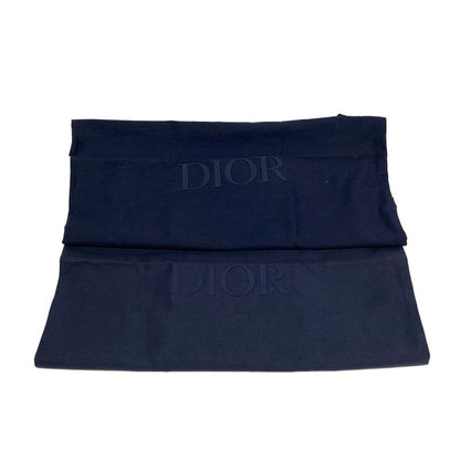 Dior/christian Dior Second Bag A5 Triangle Pouch Black Leather