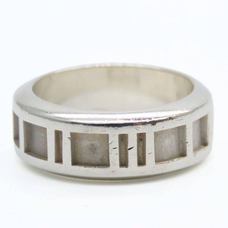 Tiffany & Co Ring / Ring Atlas 925 Silver Approx 6.9g Silver Accessories For