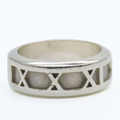 Tiffany & Co Ring / Ring Atlas 925 Silver Approx 6.9g Silver Accessories For