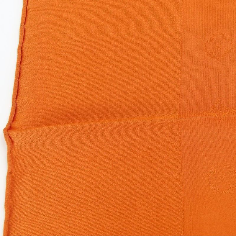 Louis Vuitton Scarf Carre Monaco Silk Orange Accessories Apparel Women Ladies