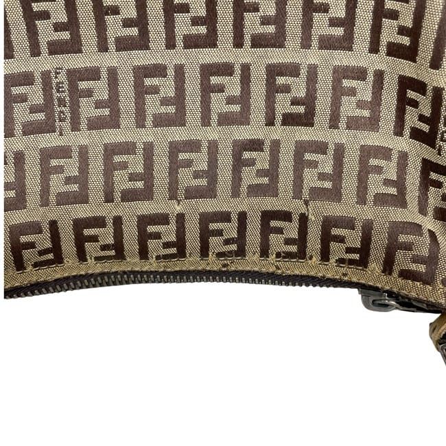 Fendi Pouch Accessory Pouch Beige Brown Zucchino