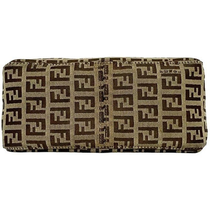 Fendi Pouch Accessory Pouch Beige Brown Zucchino