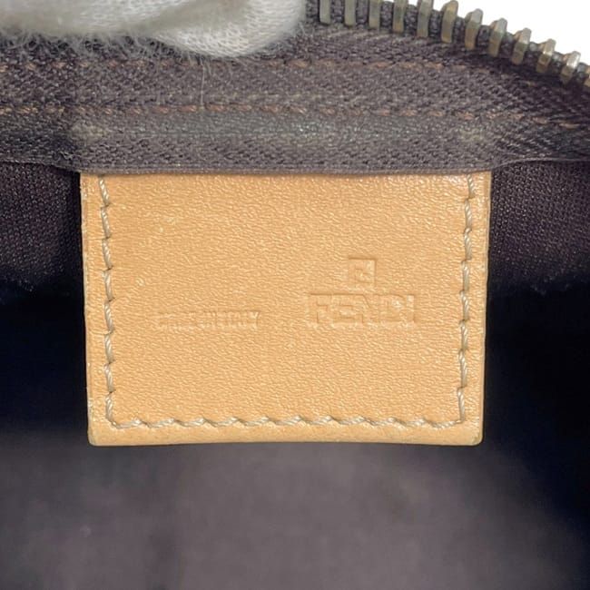 Fendi Pouch Accessory Pouch Beige Brown Zucchino