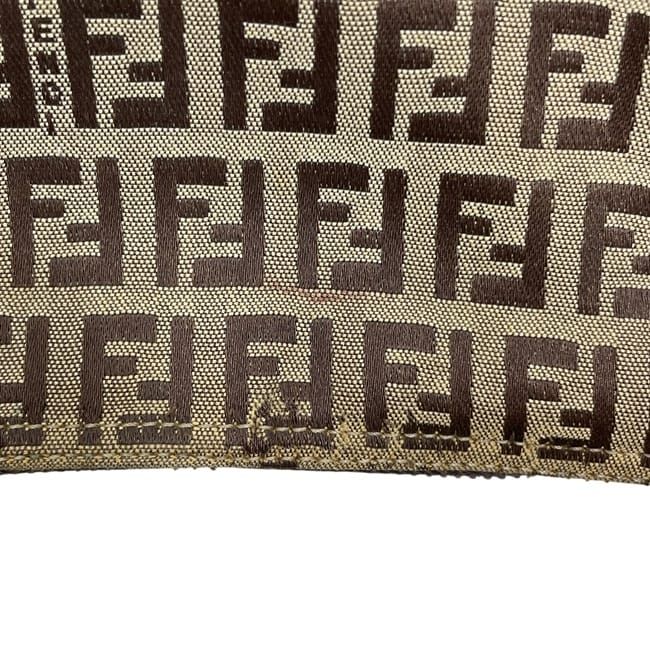 Fendi Pouch Accessory Pouch Beige Brown Zucchino