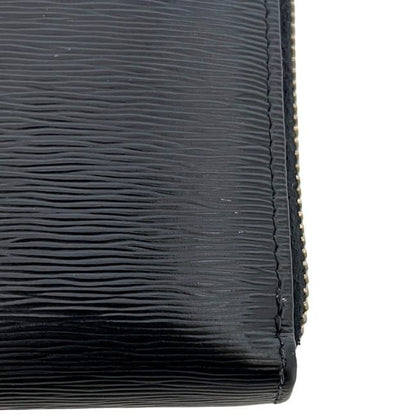 Prada Round Zipper Long Wallet Black NERO Vittero Move