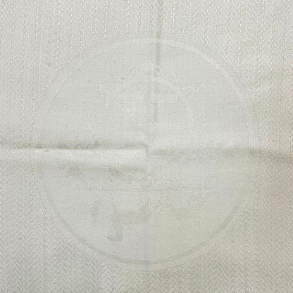 Hermes Shawl White Beige Rebliss Excellent Condition Cleaned