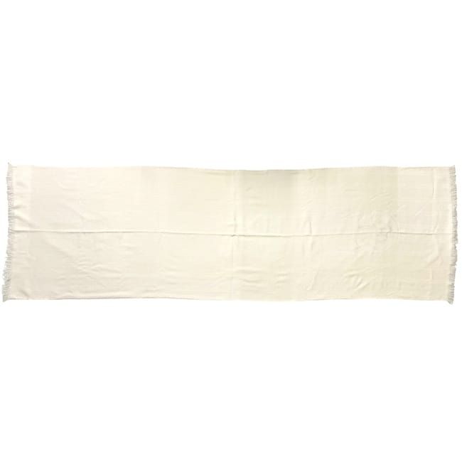 Hermes Shawl White Beige Rebliss Excellent Condition Cleaned