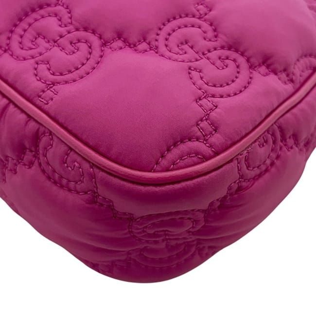 Gucci 2 Way Bag Pink Ggmatelasse 735049 Excellent Condition