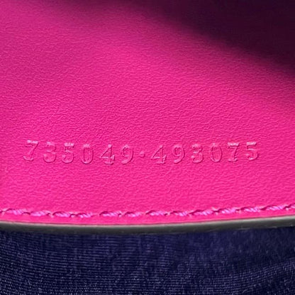 Gucci 2 Way Bag Pink Ggmatelasse 735049 Excellent Condition