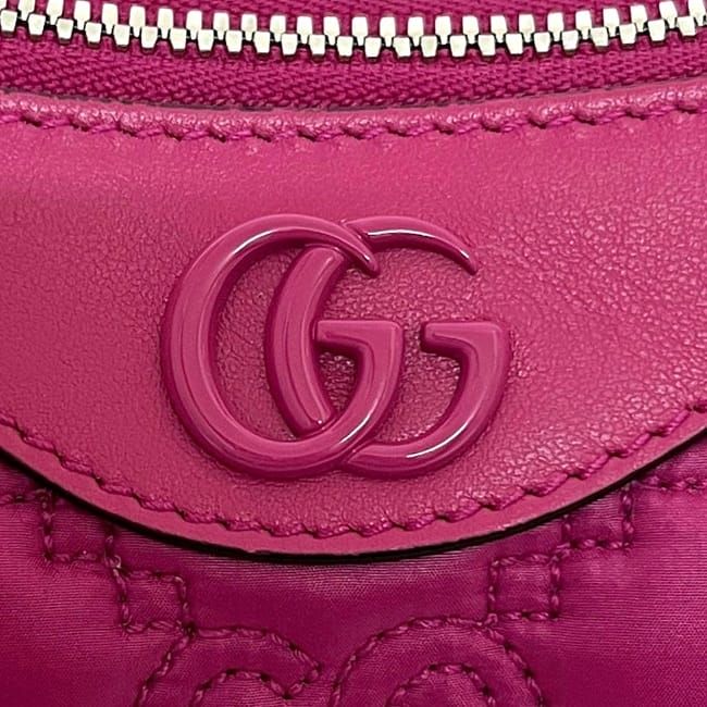 Gucci 2 Way Bag Pink Ggmatelasse 735049 Excellent Condition