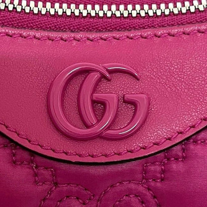 Gucci 2 Way Bag Pink Ggmatelasse 735049 Excellent Condition