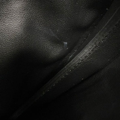 Dior/christian Dior Beautiful Clutch Bag Saddle Bag Black Leather